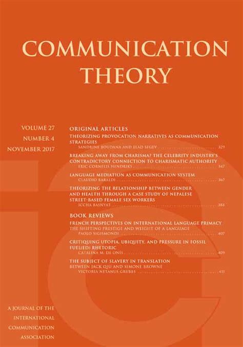 Communication Theory Vol 27 No 4
