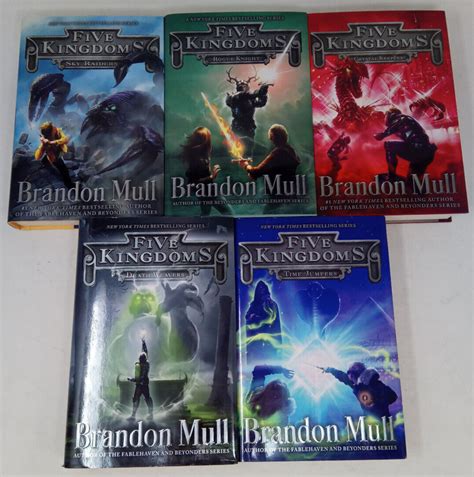 Complete Set Five Kingdoms 1 5 Brandon Mull Hardcovers Hbdj Fantasy