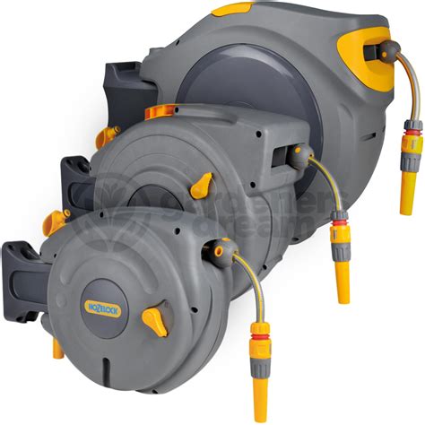 Hozelock Auto Retractable Wall Mounted Hose Reel In Various Sizes