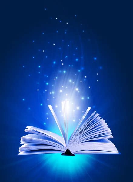 Magic Book With Magic Lights Stock Photo By ©efks 54847103