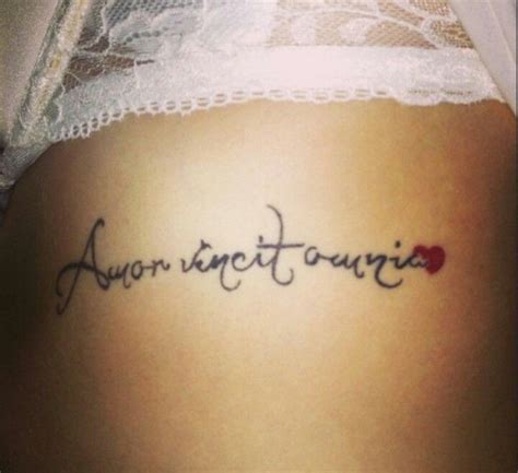 omnia vincit amor ♥ et nos cedamus amori awsome amor tattoo latin tattoo couple tattoos