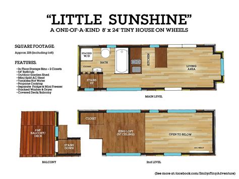 Loft Tiny House On Wheels Floor Plans