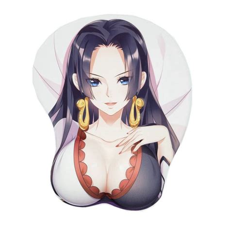 One Piece Boa Hancock Anime Mouse Pads With Wrist Rest Gaming 3d Mousepads 2way Skin Wish