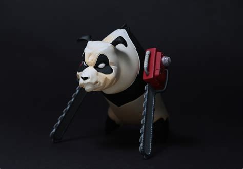 Chainsaw Panda Resin Figure By Pause And Kevin Gosselin