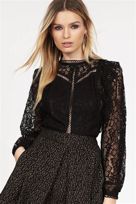 Long Sleeve Lace Top Lace Top Long Sleeve Dress Womens Occasionwear