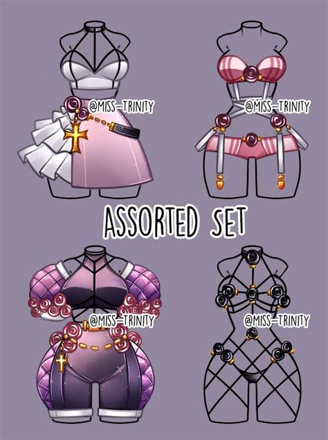 Assorted Clothing Adopt 1 Out Of 4 Left By Miss Trinity On Deviantart Clothing Design