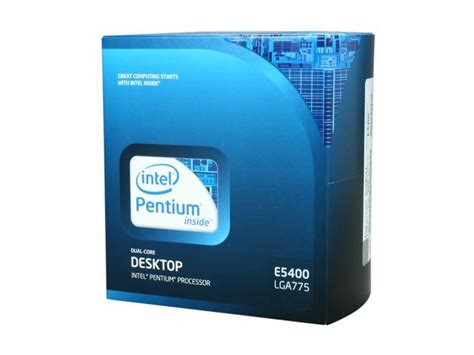 Open Box Intel Pentium Dual Core E5400 Pentium Wolfdale Dual Core 2
