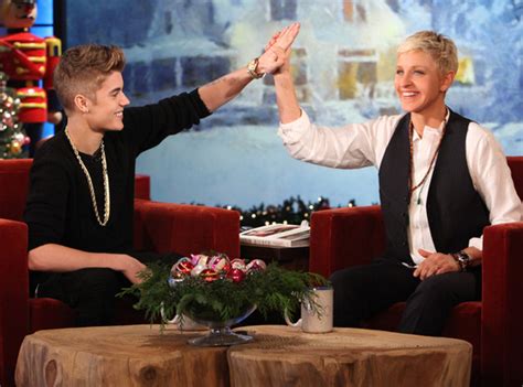 Justin Bieber Sings As Long As You Love Me On Ellen