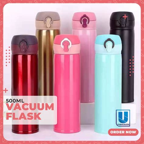 Vacuum Flasks Stainless Steel Thermos Bottle Classic Ml Shopee