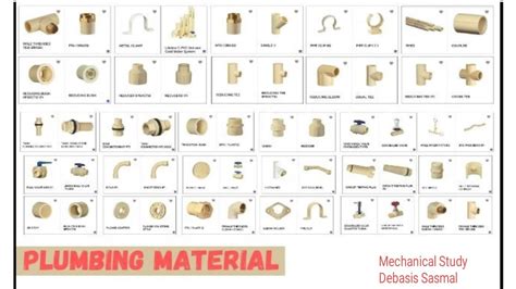 Plumbing Materials Name List Plumbing Material With Names And