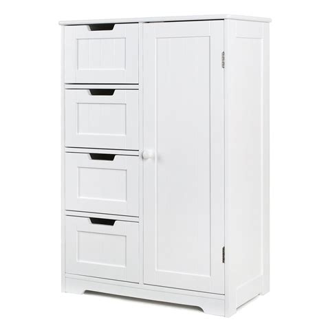 Our chests of drawers come in a wide range of colours, from bold blue and pretty pink to sleek black, classic white and a variety of natural woods. White Tall Chest Of Drawers Narrow Tallboy Cabinet Bedroom ...