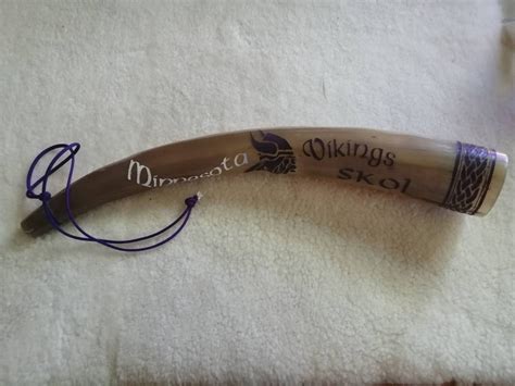 Minnesota Vikings Blowing Horn Viking Blowing Horn Medieval Etsy