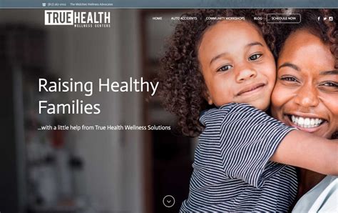 True Health Wellness Centers Element Pro Website Design
