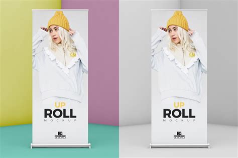 Free Modern Roll Up Mockup Find The Perfect Creative Mockups Freebies