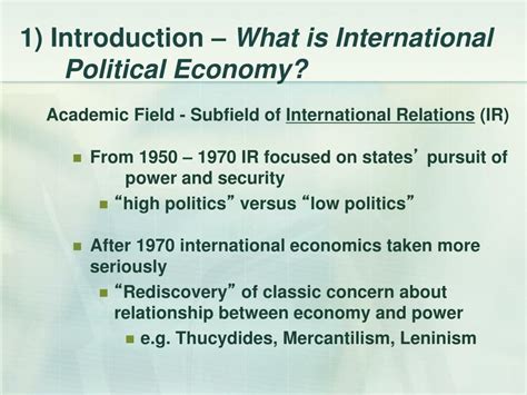 Ppt Unit One Introduction The Study Of International Political