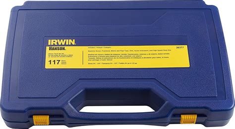 Irwin Hanson 117 Piece Tap Die Extractor And Drill Bit Deluxe Set