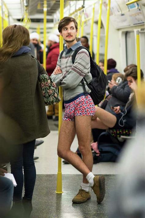 Thousands Go Pantsless For No Pants Subway Ride Houston Chronicle