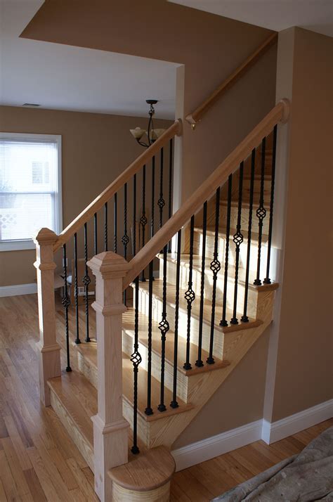 Stair railing runs on the stair incline, up and down. Exterior Stair Railing Ideas Railings Outdoor Deck ...