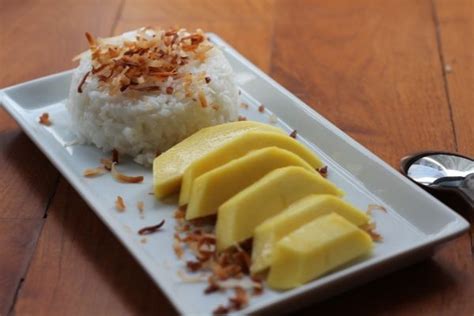 Mango Sticky Rice Easy Classic Thai Dessert Inquiring Chef Recipe