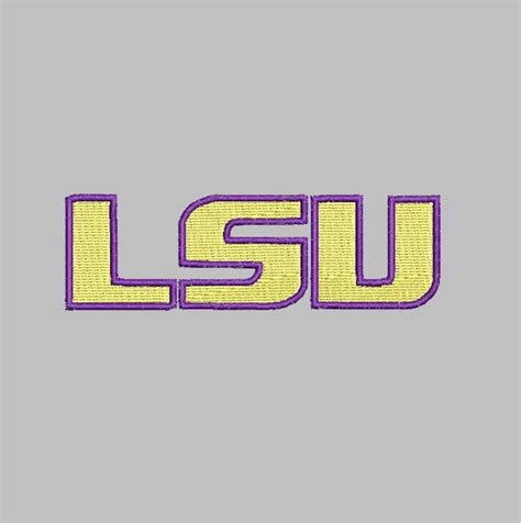 Lsu Embroidery Design Custom Hat Design Embroidery Fonts Etsy