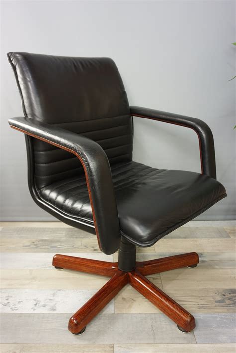 Retro Wooden Office Chair Retro Office Accent Chair Wood Seat