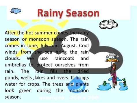 Pin By هند عبد السلام On Learning Rainy Season Essay Rainy Day Essay