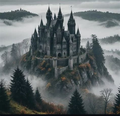 Gothic Castle In 2024 Gothic Castle Fantasy Castle Dark Castle