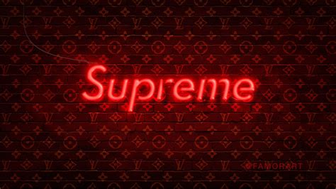 ❤ get the best red background images on wallpaperset. Supreme X Louis Vuitton Wallpapers - Top Free Supreme X ...