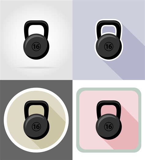 Weight Flat Icons Vector Illustration 514344 Vector Art At Vecteezy