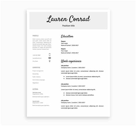 It should highlight your strongest assets and differentiate you from other candidates. High School Resume Template Google Docs ...