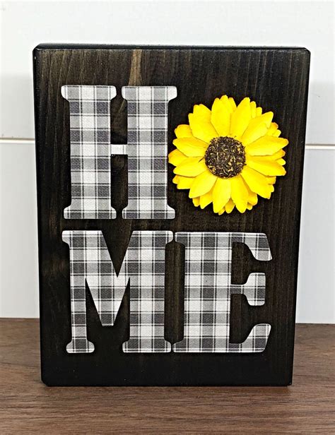 Check spelling or type a new query. Sunflower Home Shelf Sign | Sunflower crafts, Diy dollar ...