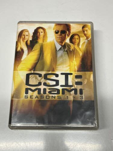 CSI Miami Seasons 1 3 DVD 2017 21 Disc Set Brand New Free Shipping