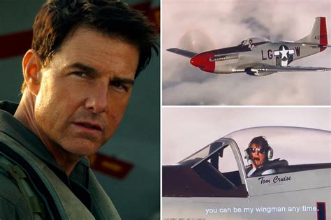 Tom Cruise Accepts His Mtv Movie Award In His P 51 Mustang Plane Go