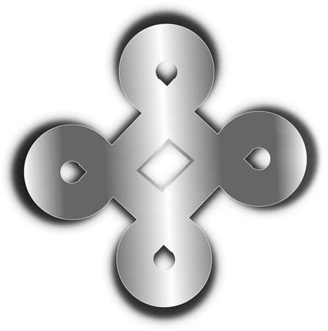Library Of 3d Cross Clip Art Black And White Download Png