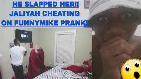 Jaliyah Cheating On Funnymike Prank With Runik Reaction Youtube