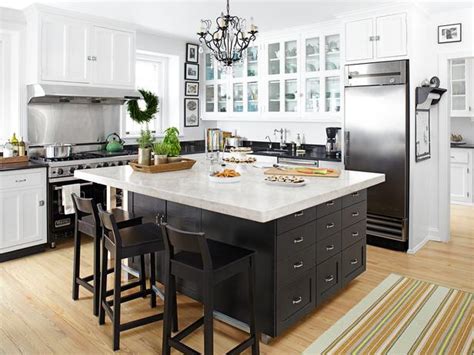 There are quite a few shipping and delivery deals based mostly on your place. Black Kitchen Island - Transitional - kitchen - HGTV