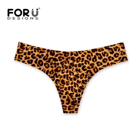 Buy Forudesigns Leopard Women Sexy Seamless Underwear Womens Panties G String