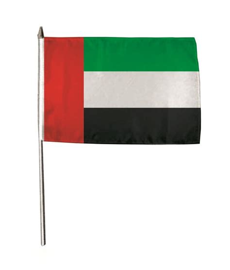 Stockflagge Vereinigte Arabische Emirate 30 X 45 Cm
