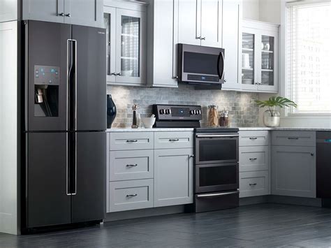 Get free shipping on qualified white kitchen cabinets or buy online pick up in store today in the kitchen department. White cabinets and shelves, love the black appliances ...