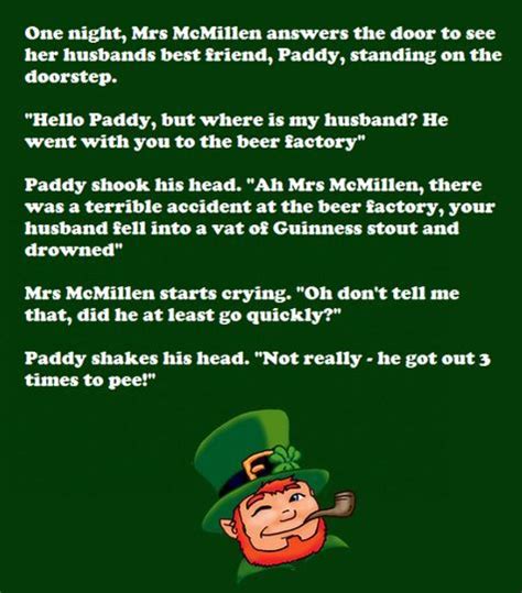 st patrick s day irish jokes limericks riddles one liners short clean irish stories