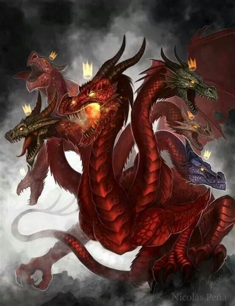Then Another Sign Appeared In Heaven An Enormous Red Dragon With