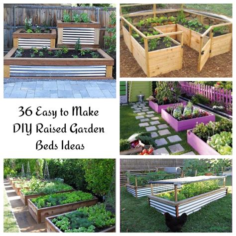 How To Make Diy Raised Garden Beds