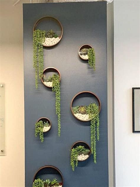 Hanging Round Wall Planter Indoor Round Planter Wall Hanging Etsy