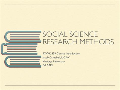 Introduction To Social Science Research Methods