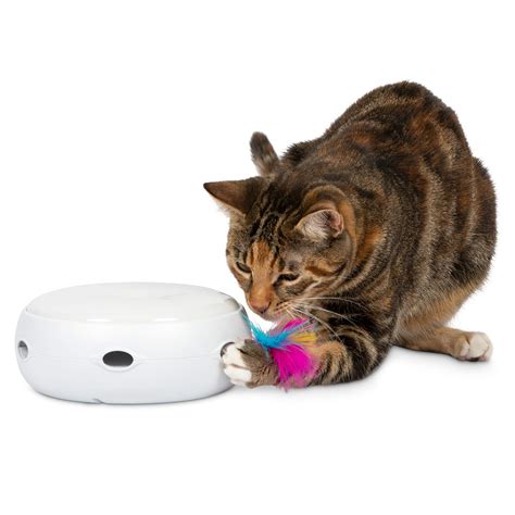 Petfusion Ambush Interactive Electronic Cat Toy With Rotating Feather