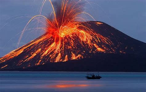 Indonesias Krakatau Volcano Creates Its Own Lightning During Eruption