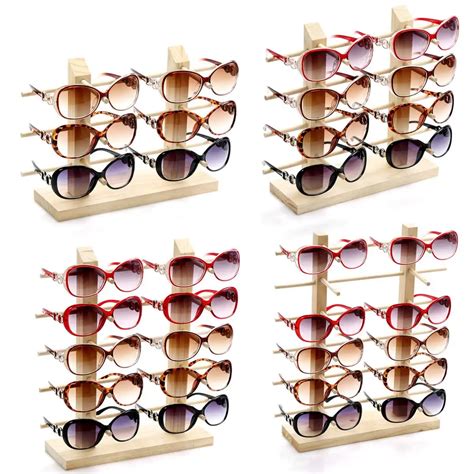 Durable Wooden Sunglasses Eye Glasses Display Rack Stand Holder Organizer 3456 Layers In Diy