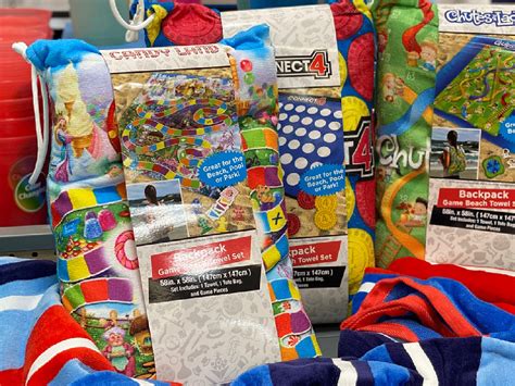 Backpack Beach Towel Game Sets Only 1497 At Walmart Candy Land