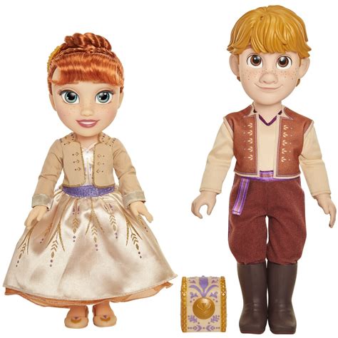 Disney Frozen 2 Anna And Kristoff Doll Set Big W