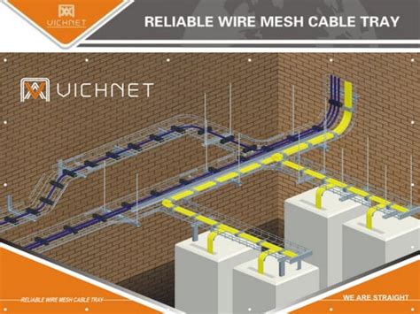 Vichnet Wire Mesh Cable Tray Project Ppt